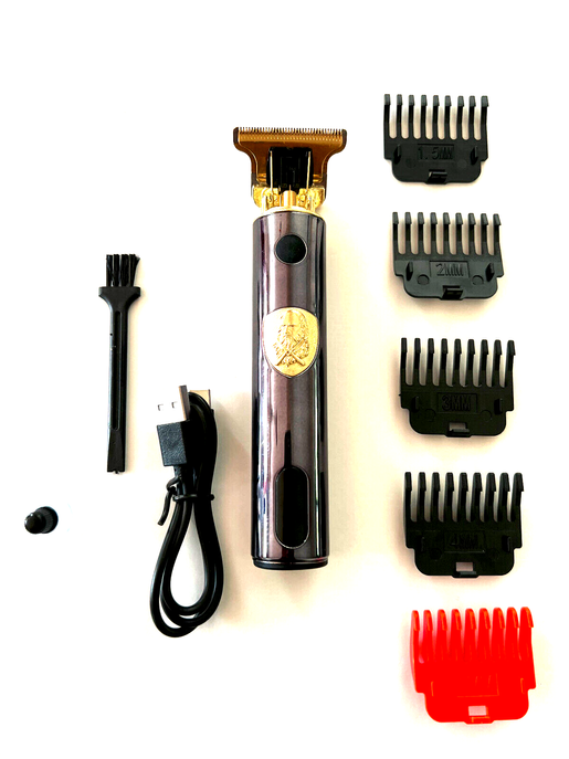 Men Professional Cordless Hair Outliner Trimmer Zero Gapped T-blade Clipper USA