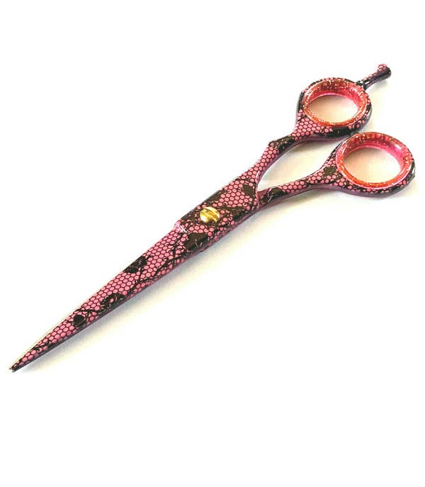 Professional Barber Scissors Shears Hair Cutting Trimming Pink