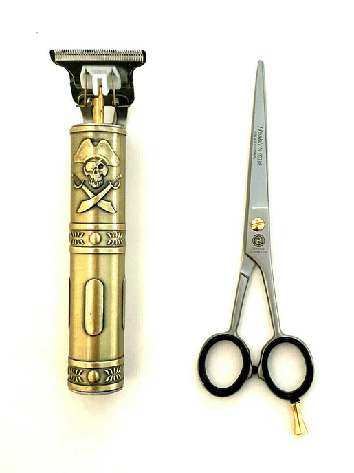 Hashir Professional Beard Hair Nose Ear Scissors Rechargeable Cordless Trimmer