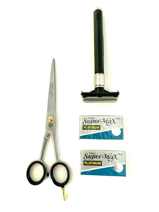 Professional Barber Hair Cutting Scissors German Shears Size + Free Men's Shaving Gift Tool