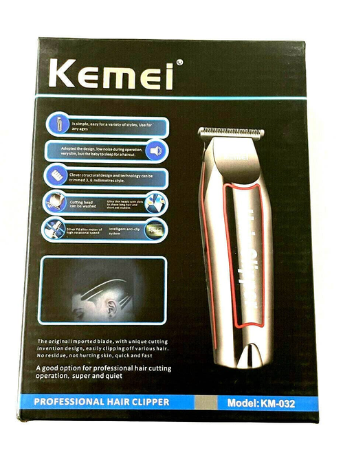 Kemei Professional Rechargeable Hair Barber Clipper Shaving