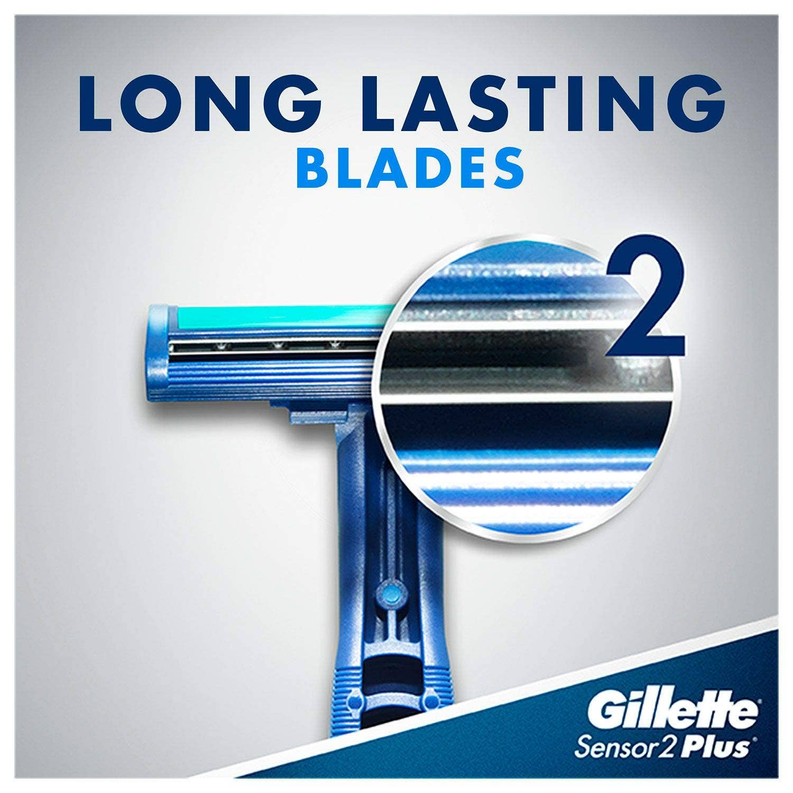 Gillette Custom Plus Box of Disposable Blades Powder Lubrastrip Pivot
