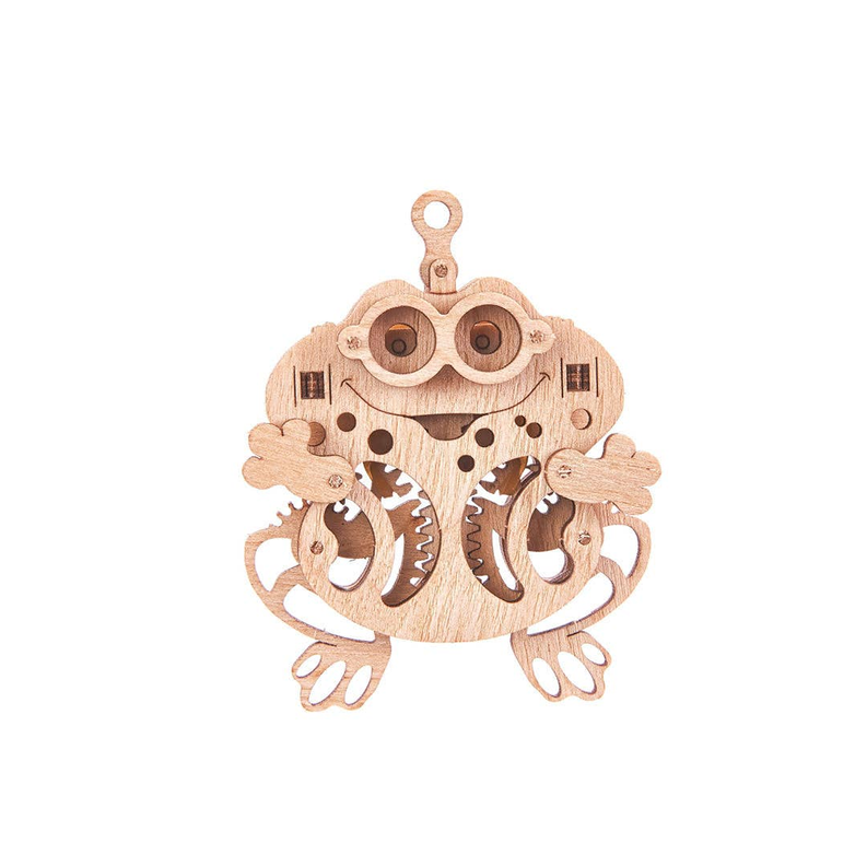 Set of Mini 3D Puzzles Frog, Snail, Apple, Gingerbread