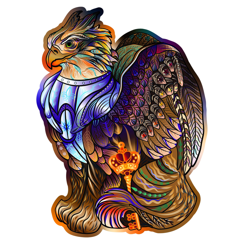 Wood Trick Thunder Griffin Unique Shaped Puzzle