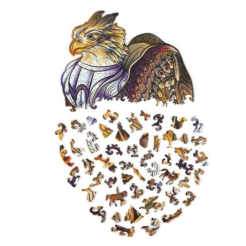 Wood Trick Thunder Griffin Unique Shaped Puzzle