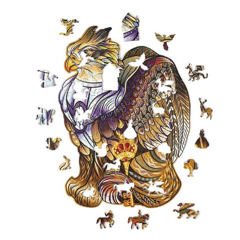 Wood Trick Thunder Griffin Unique Shaped Puzzle