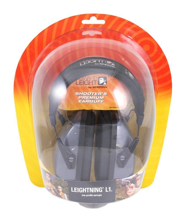 Howard Leight Leightning L1 Hearing Protection Earmuffs Slimline