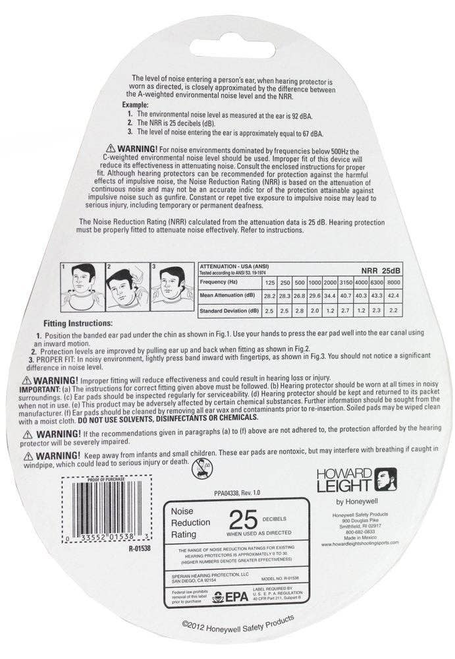 Howard Leight (5-Pack) Quiet Hearing Protection Band Reusable Pods