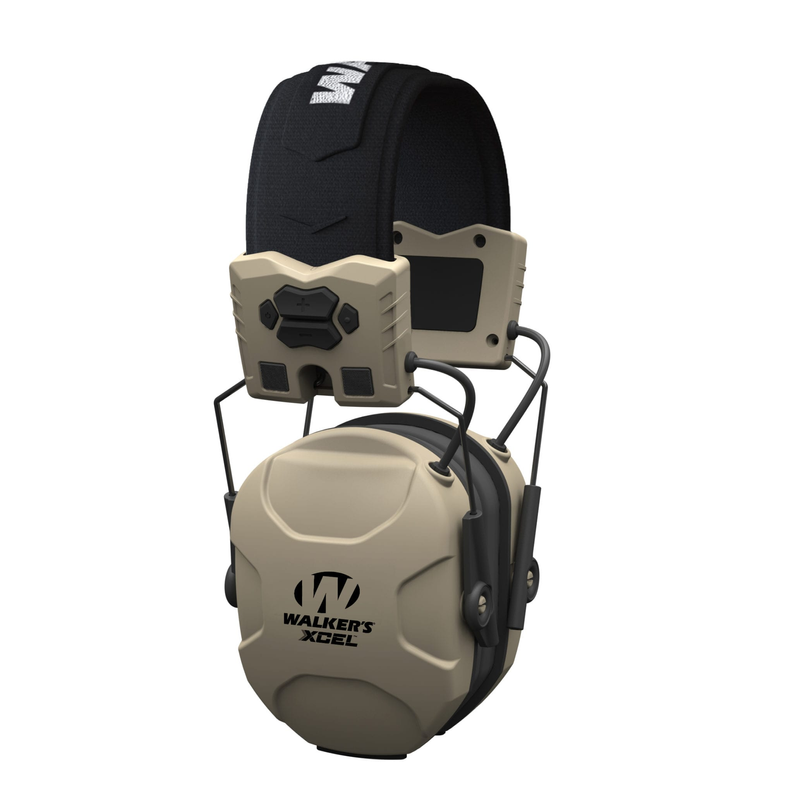 Walker's XCEL 100 Advanced Digital Electronic Earmuff 4 Modes + Batteries