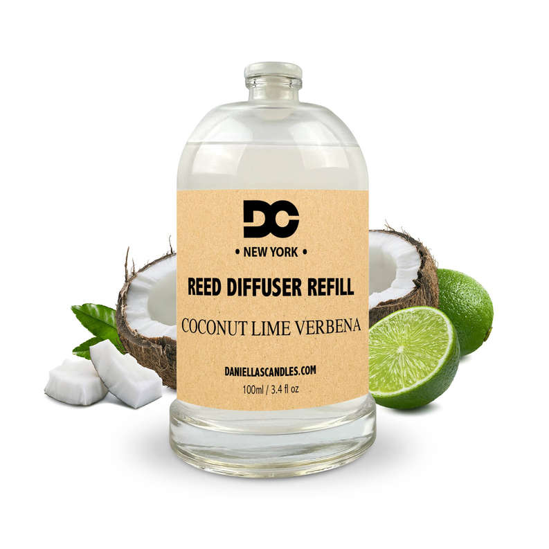 Coconut Lime Verbena Reed Diffuser Refill Oil