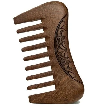 Wide Tooth Sandalwood Beard Comb