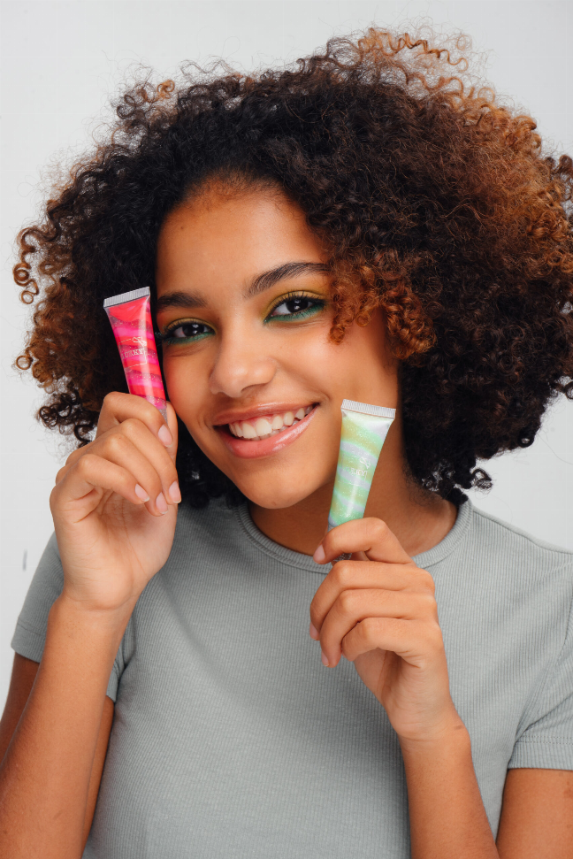 LUKKY Lip Gloss tube, 0.44 fl. Oz., assortment of 12 pieces