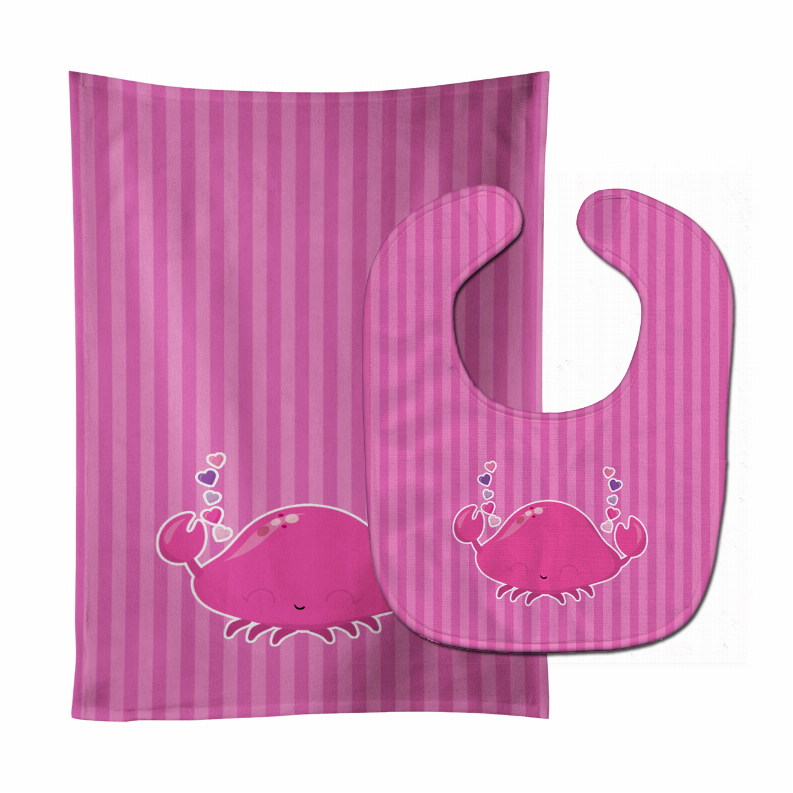 Shellfish Baby Bib & Burp Cloth