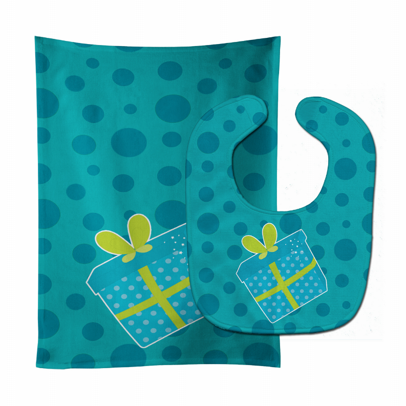 Birthday Baby Bib & Burp Cloth