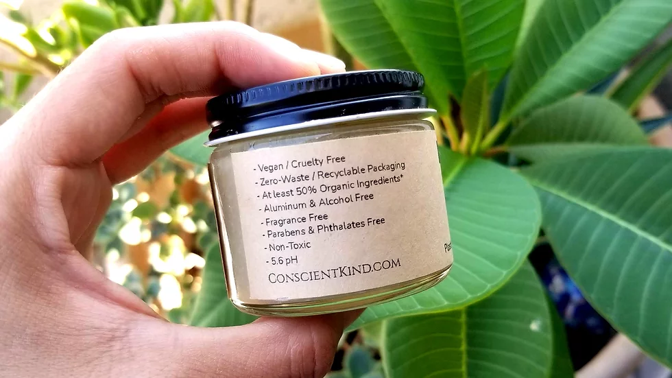 Plastic-Free, Vegan & Non-Toxic Deodorant With Orange & Cinnamon Essential Oil