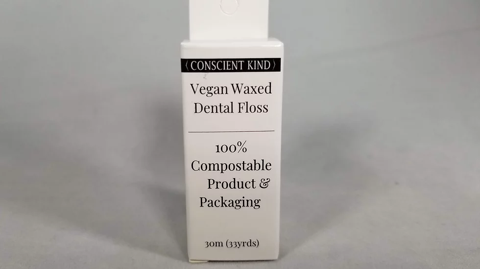 Vegan Waxed Zero-Waste Dental Floss - Mint