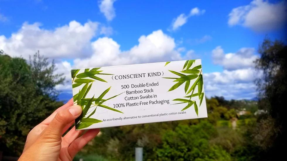 Two - 500 Double-Ended Bamboo Stick Cotton Swabs