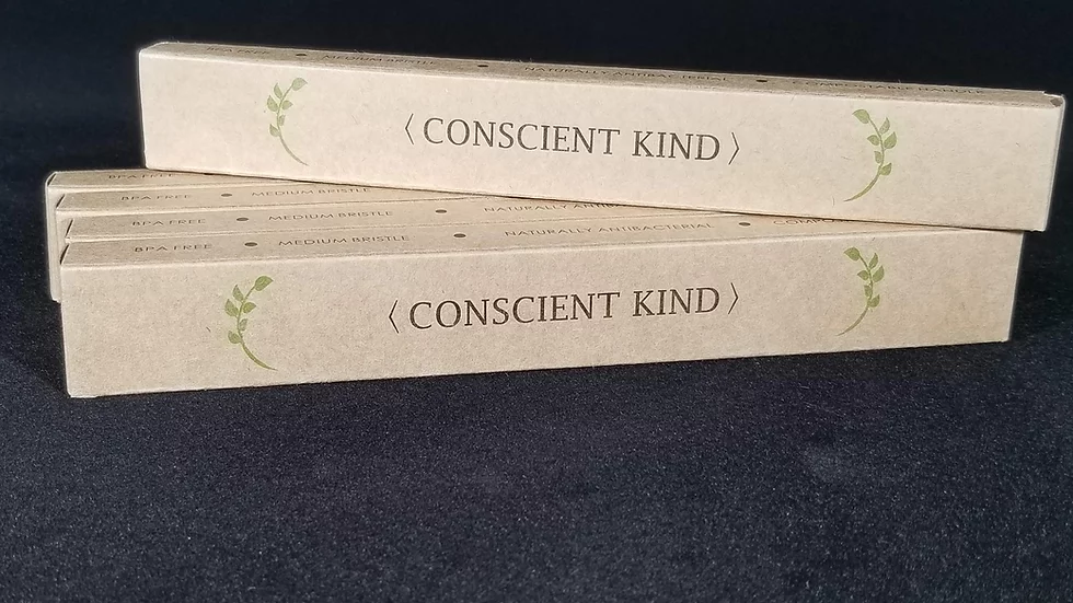 Bundle of 5 Bamboo Toothbrushes