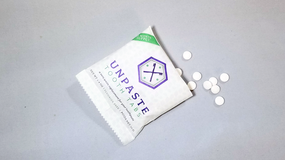 Unpaste Zero Waste Dental Cleaning Tablets