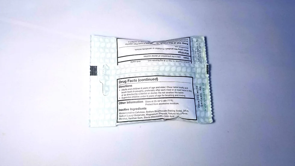 Unpaste Zero Waste Dental Cleaning Tablets