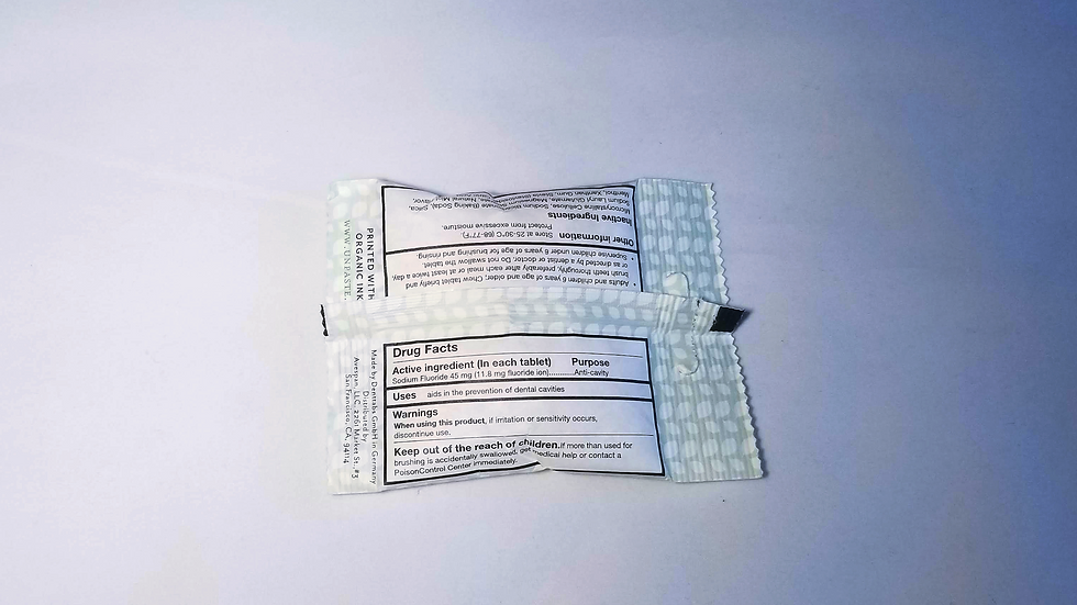 Unpaste Zero Waste Dental Cleaning Tablets