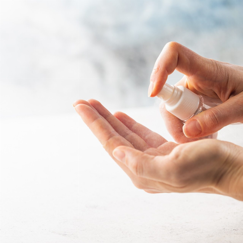 Sanitizing Spray Travel Size Display