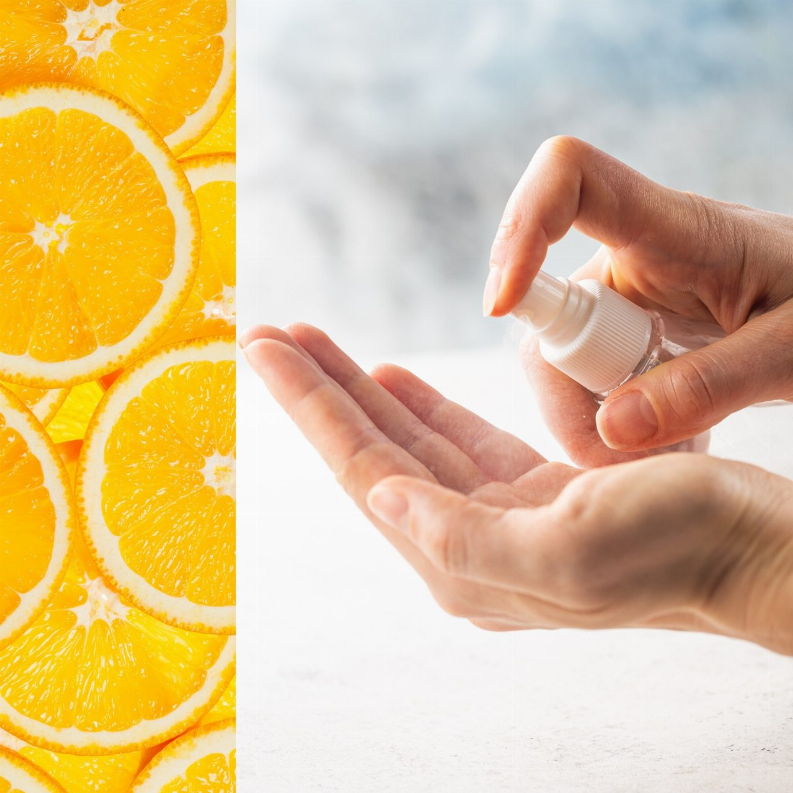 Sanitizing Spray Travel Size Display