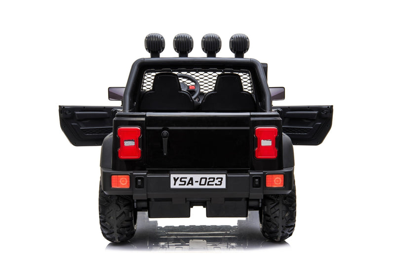 24V Freddo Toys Jeep with Top Lights 2 Seater Ride on