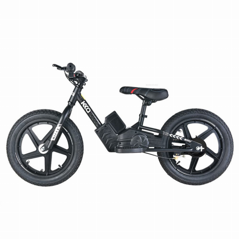 21V Freddo Electric Balance Bike, 16", 250W motor, adjustable seat height, super lightweight