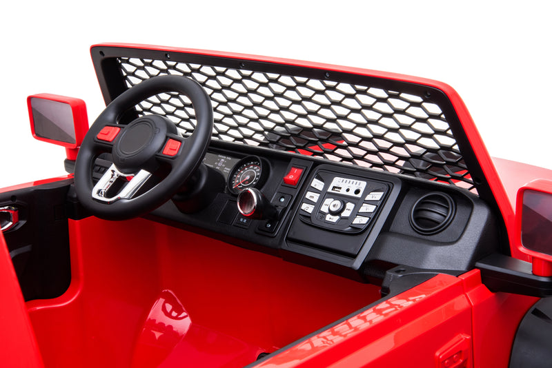 24V Freddo Toys Jeep with Top Lights 2 Seater Ride on