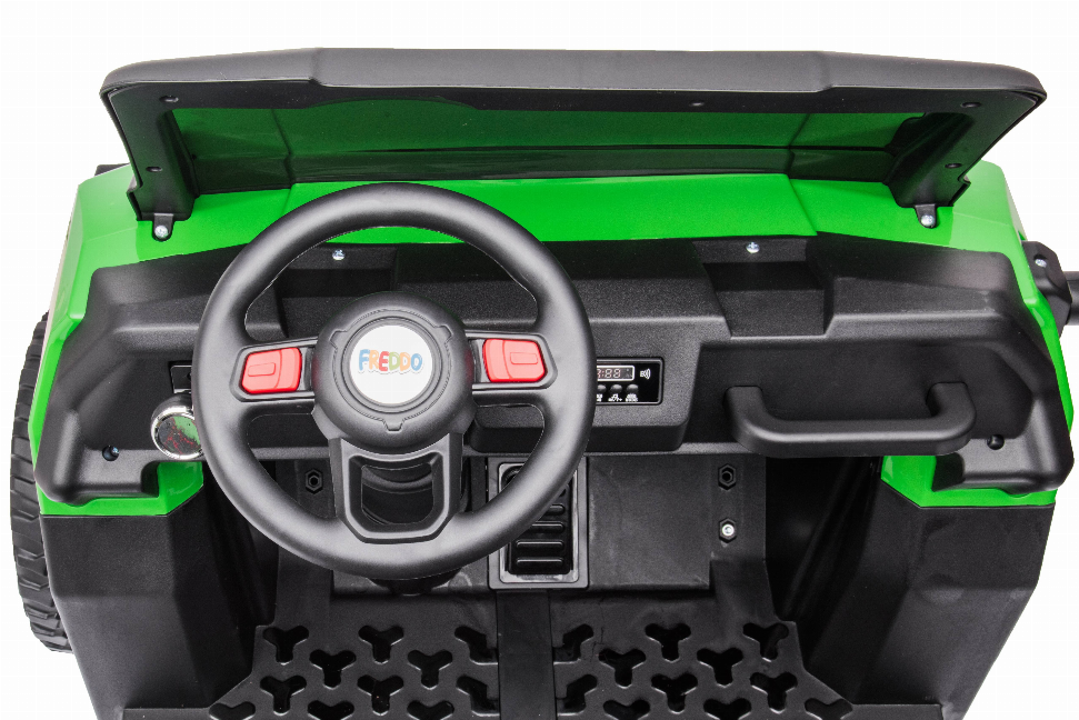 24V 4x4 Freddo Toys Tractor Trailer 2 Seater Ride on