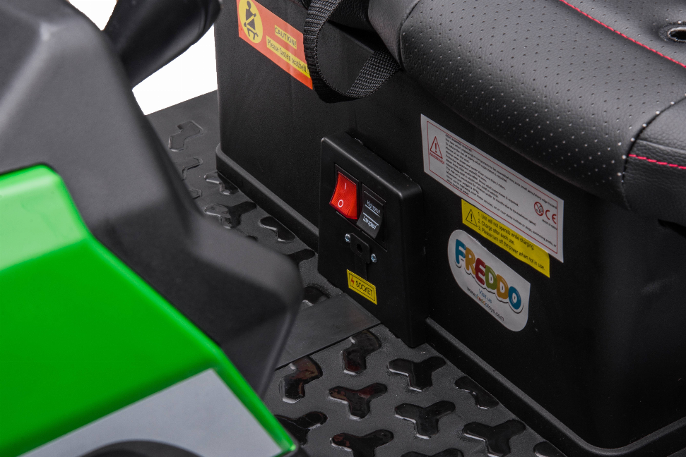 24V 4x4 Freddo Toys Tractor Trailer 2 Seater Ride on