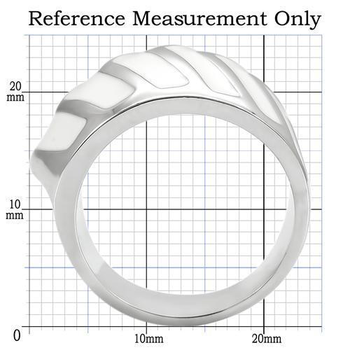 0W310 - Rhodium Brass Ring with No Stone