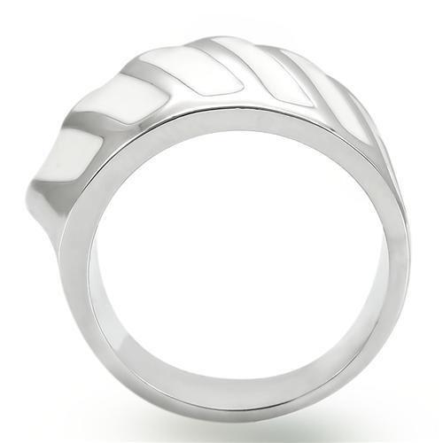 0W310 - Rhodium Brass Ring with No Stone