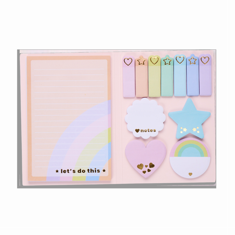 Side Notes Sticky Tab Note Pad - 1 Set