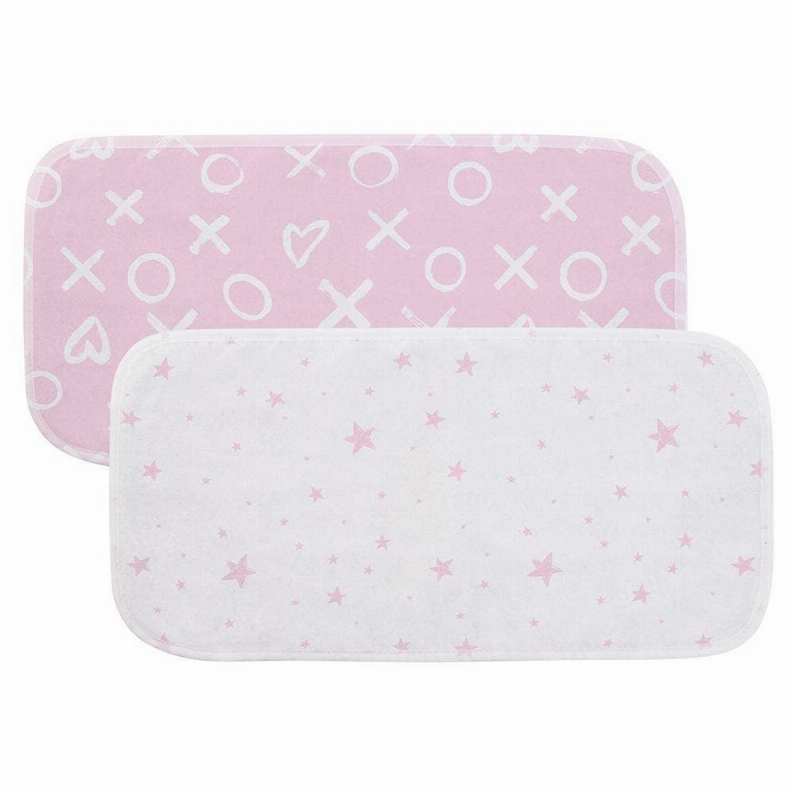 Burp Pads Flannel 2Pk