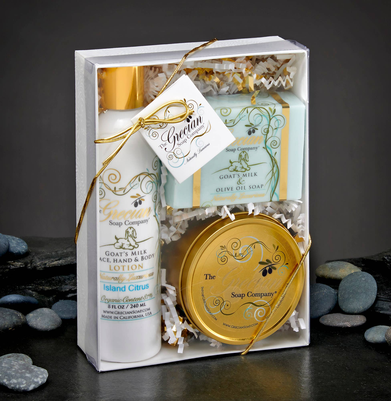 Lotion Soap and Candle Gift Set