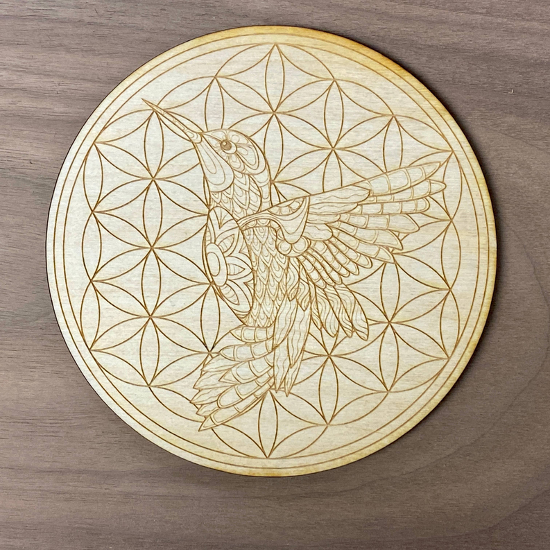 Hummingbird Crystal Grid