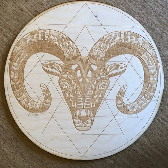 Ram Sri Yantra Crystal Grid