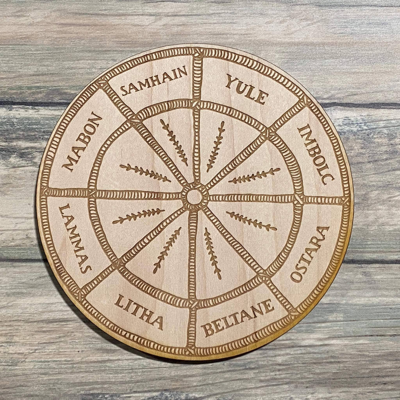 Wheel of the Year Crystal Grid