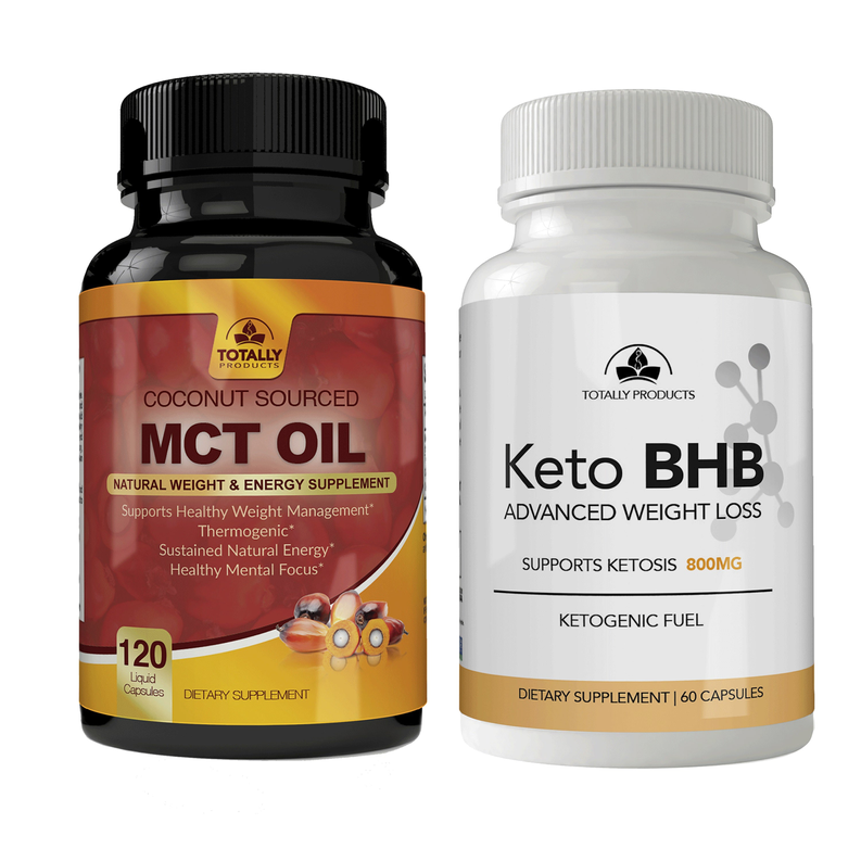 Totally Products Keto Slim BHB & Pure MCT Oil Combo Pack