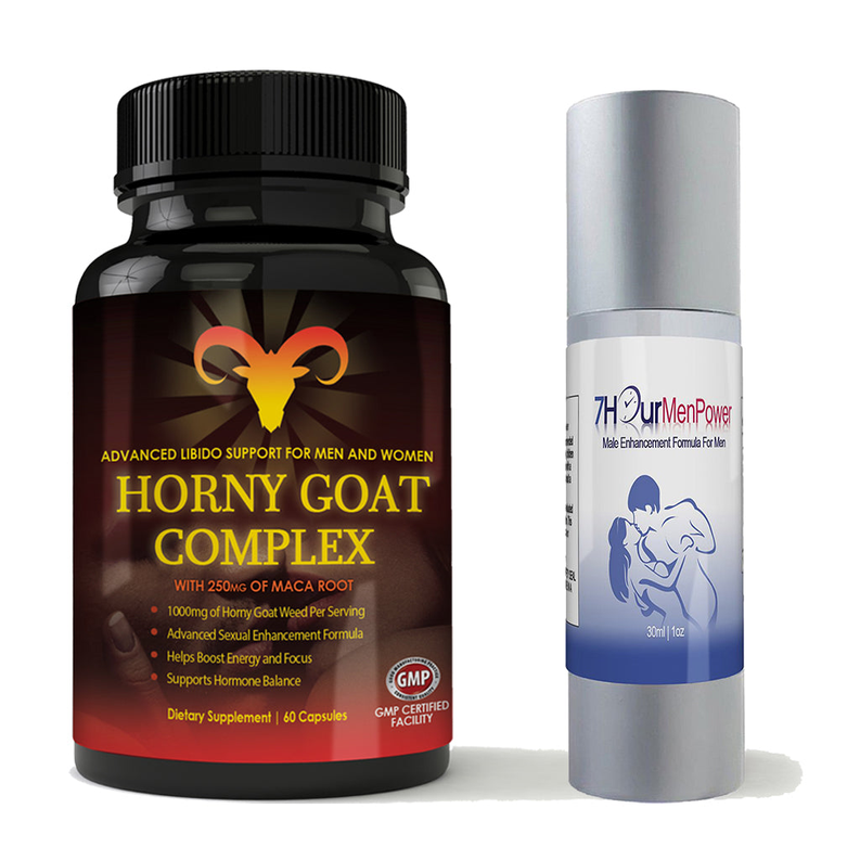 Horny Goat Complex and 7Hour Men Power Combo Pack