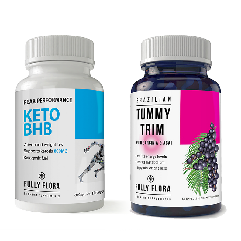 Fully Flora Keto BHB and Tummy Trim Combo Pack