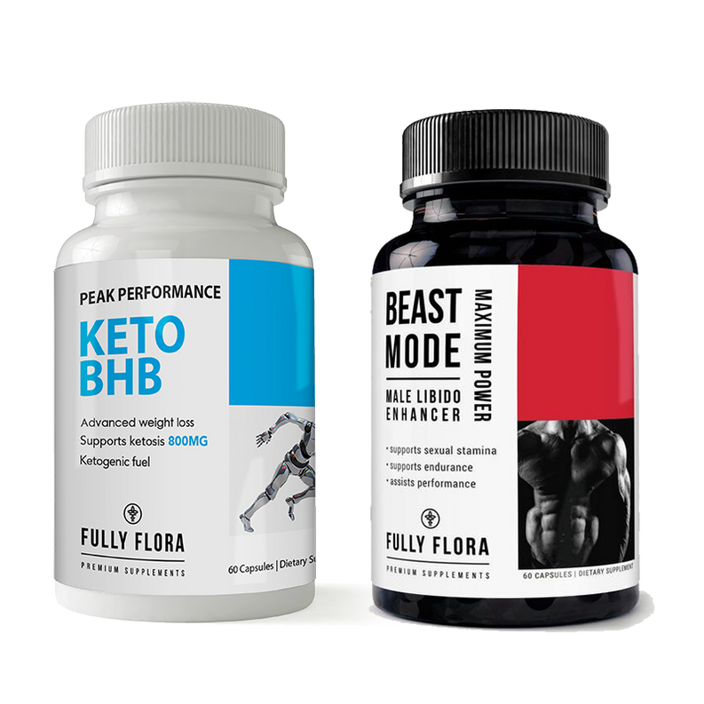 Fully Flora Keto BHB and Beast Mode Combo Pack