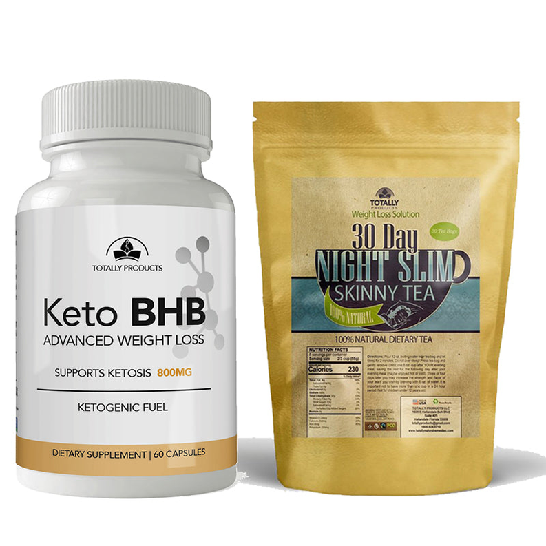 Keto BHB and Night Slim Skinny Tea Combo Pack