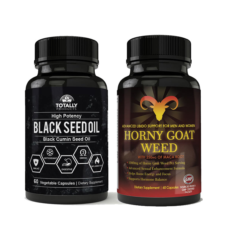 Black Seed Oil and Horny Goat Weed Combo Pack