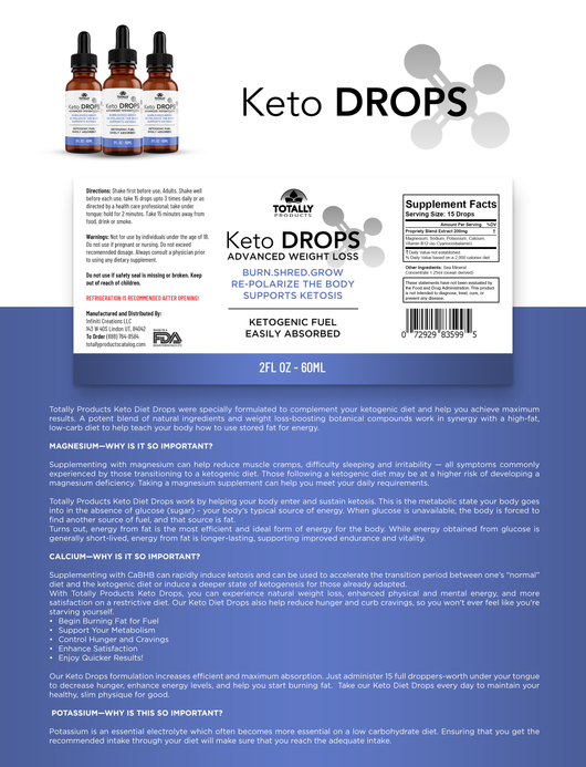 Advanced Keto Weight Loss Drops - 60ml