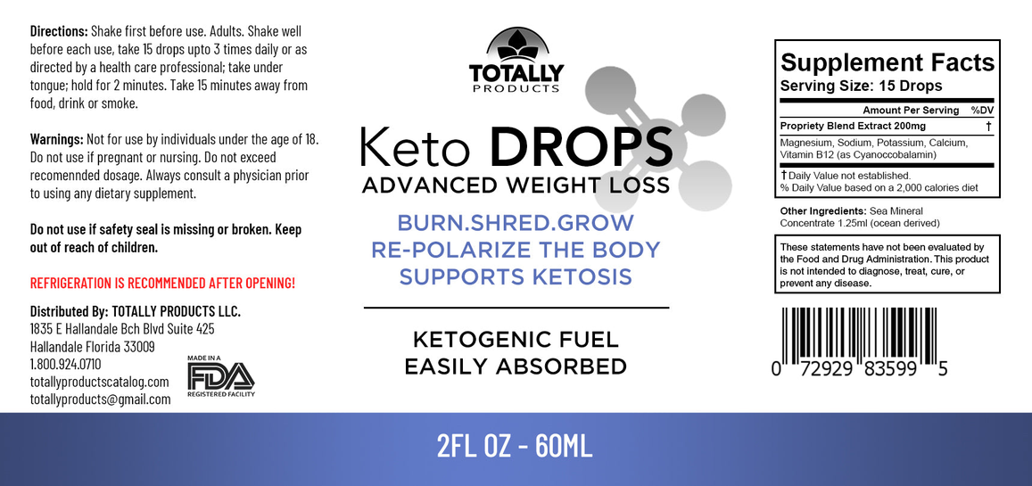 Advanced Keto Weight Loss Drops - 60ml