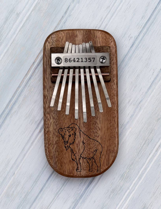 Buffalo Engraved Thumb Piano