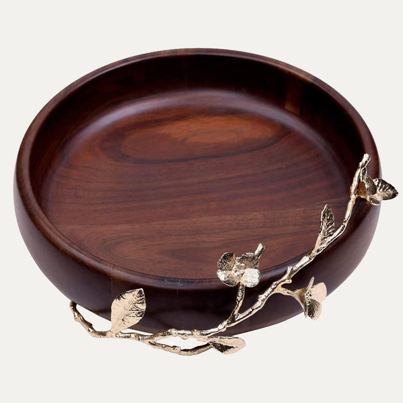 Acacia Wood  Round Bowl